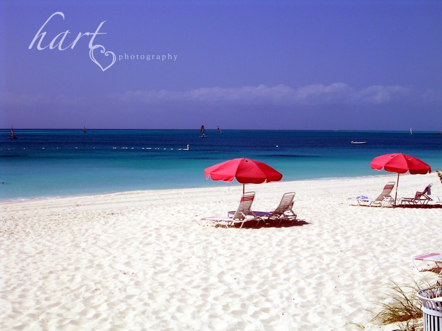 Grace Bay Beach at Turks and Caicos edited with logo